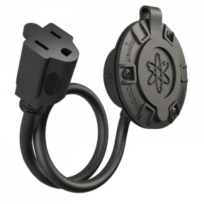 Cap Closed View of NOCO AC Port Plug With Extension Cord