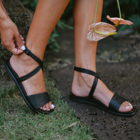 in use of Olukai Tiare Wrap Sandals
