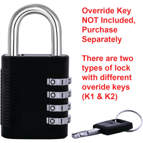 SX-575 Combination Locker Lock with Key Override
