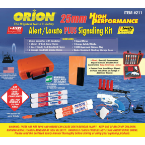 Offshore Alert/Locate Signal Kit with Accessories In Hard Floating Case