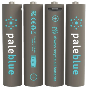 AAA Lithium-Ion USB-C Rechargeable Smart Batteries