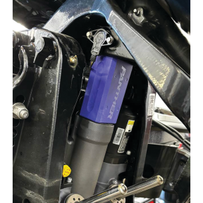 Outboard Motor Support for Safe Trailering