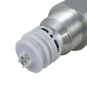close up 1 of Perko Fuel Inlet Check Valve - NPTF Threaded, 45 Degree Hose Port, EPA Compliant
