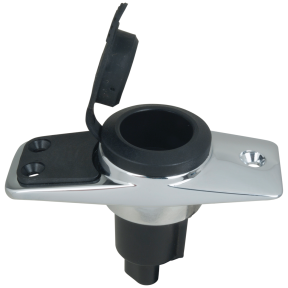 Plug-In Type Pole Light Base w/Waterproof Snap-On Cover