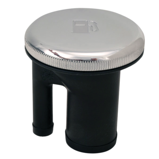 main of Perko EPA Sealed Ratcheting Chrome Cap Fuel Fill w/ Pressure Relief Valve - Straight Neck