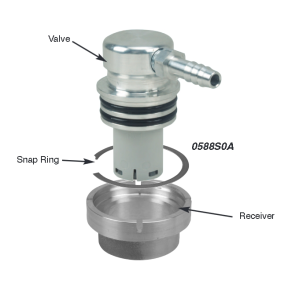 Perko Swivel Tank Vent Valve - 90 Degree Elbow, EPA Compliant