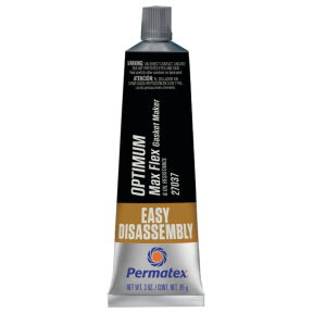 Optimum Easy-Disassembly Black RTV Silicone Gasket Maker, 3 oz