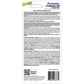 Optimum Easy-Disassembly Red RTV Silicone Gasket Maker
