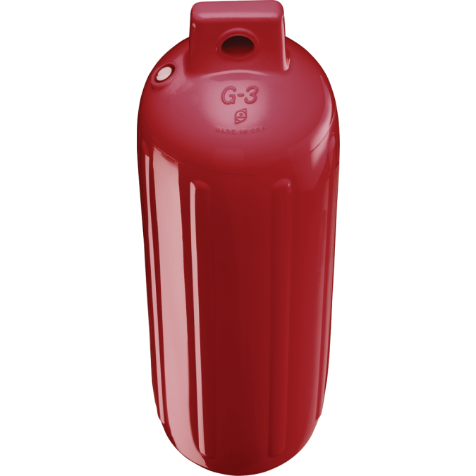 classic red of Polyform US Polyform G-Series Boat Fenders