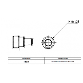 Shape Adapter SS Fixing Screw Diagram of Profurl Furlers Furler Shape Adapter Fixing Screw with Dog Points