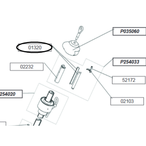 Furler Plastic Bearing Halves - Diagram of Profurl Furlers Furler Split Plastic Bearing Sleeves - 1 Set