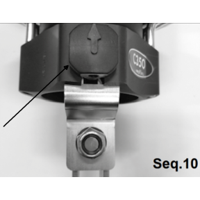 C350 Pin Locker Installed - w Arrow of Profurl Furlers Furler Drum Pinlock Sets