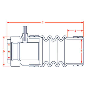 Dimensions of PSS Shaft Seals PSS Type A Dripless Prop Shaft Seal - 3/4" to 3-3/4" Shafts