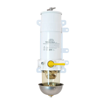 Racor 1000VMA Marine Turbine Diesel Fuel Filter - Clear Bowl w/ Heat Shield