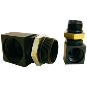 Two Views of Racor 90 Deg Hose Adapter
