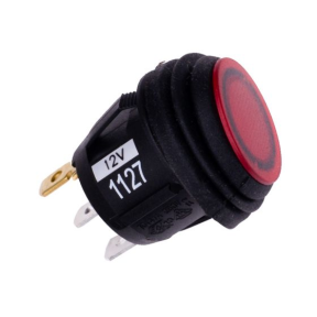 40191 of Rigid Industries 2 Position Rocker Switch Red