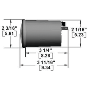 Dimensions of Ritchie Navigation Ritchie Sport - 2" Dial, Dash Mount