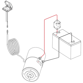 Orbit 2-Speed ST Winch Electric Conversion Kit - Quick Trim