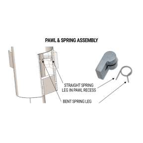 Orbit Winch Pawl Installation of Ronstan Orbit Winch Service Kit