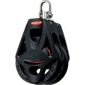 Orbit 55 Double Block with Becket of Ronstan Series 55 Ball Bearing Orbit Block - Double with Becket