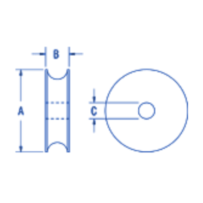 Diagram of Ronstan Sheave