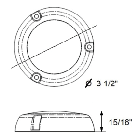 3-12" LED Cockpit Light