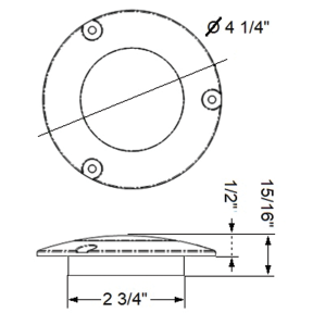 4-1/4" LED Cockpit Light
