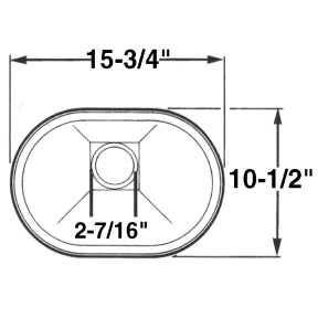 Basin Oval Sink