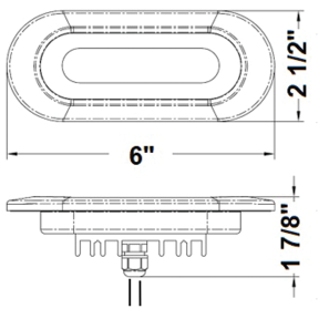 Flush Mount LED Spreader Light