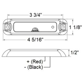 LED Locker Light with 316 Stainless Steel Trim Ring