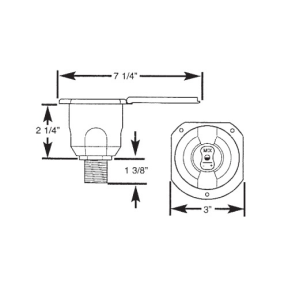 Recessed T-Handle Mixing Valve