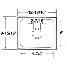 Rectangular Sinks 