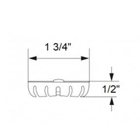 dia of Scandvik Removable Basket Strainer