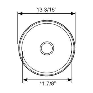 Round Sink - Mirror Finish 18/10 Stainless Steel