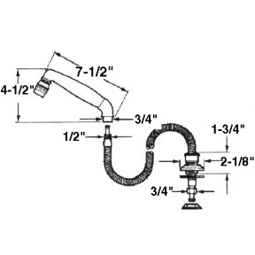Shower with an Adjustable Spray