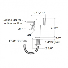 dai of Scandvik Shower with On/Off Trigger