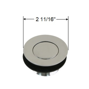 dia of Scandvik Sink Drain with Flip Stopper