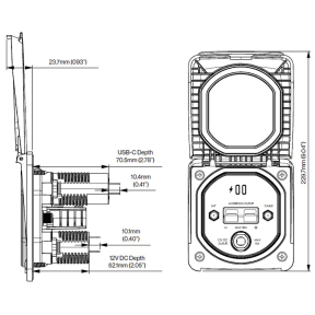 Roam Series SC-R-M1 Multi-Power Outlet