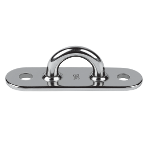 4-1/4" Long of Schaefer Marine Welded Pad Eyes - 304 Stainless Steel