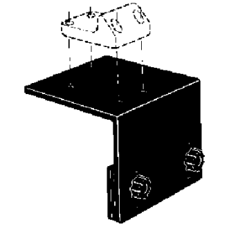 Right Angle Side Gunnel Mount