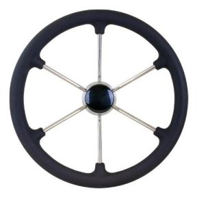230216 of Sea-Dog Line 15" SS Wheel - Foam Rim Cover, 25 Degree Dish