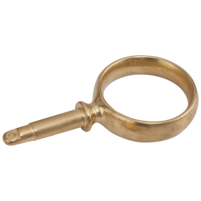 Sea-Dog Line 2-1/4" Round Horn Oarlocks - Brass, 1/2" Shank