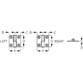 Take-Apart Hinge Diagram