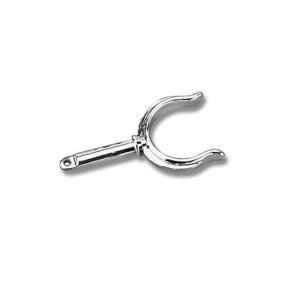 Sea-Dog Line 2" Ribbed Horn Oarlocks - Chromed Zinc, 1/2" Shank