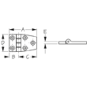 Short Side Door Hinge