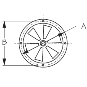 Butterfly Vent with Center Knob