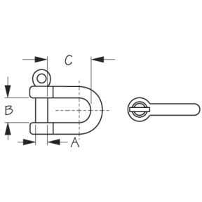 Captive Pin D Shackle