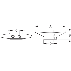 Closed Base (Spar) Cleat