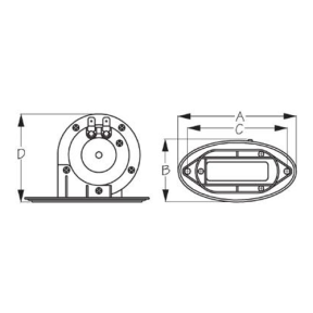 diagram of Sea-Dog Line Drop-In Hidden Horn V.1 With Grills