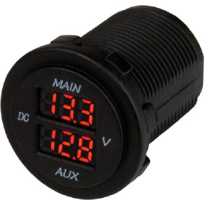 Dual Round Voltmeter